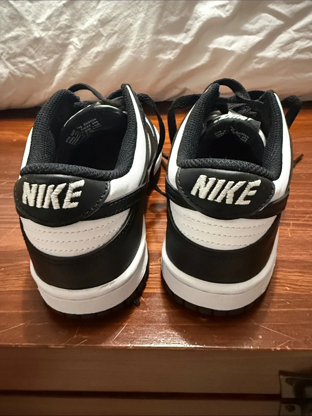 Nike Men’s Black & White Low-Top Sneaker Pair
